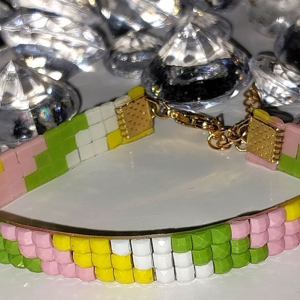 Super cute checkered kids bracelet - Picture 6 of 8